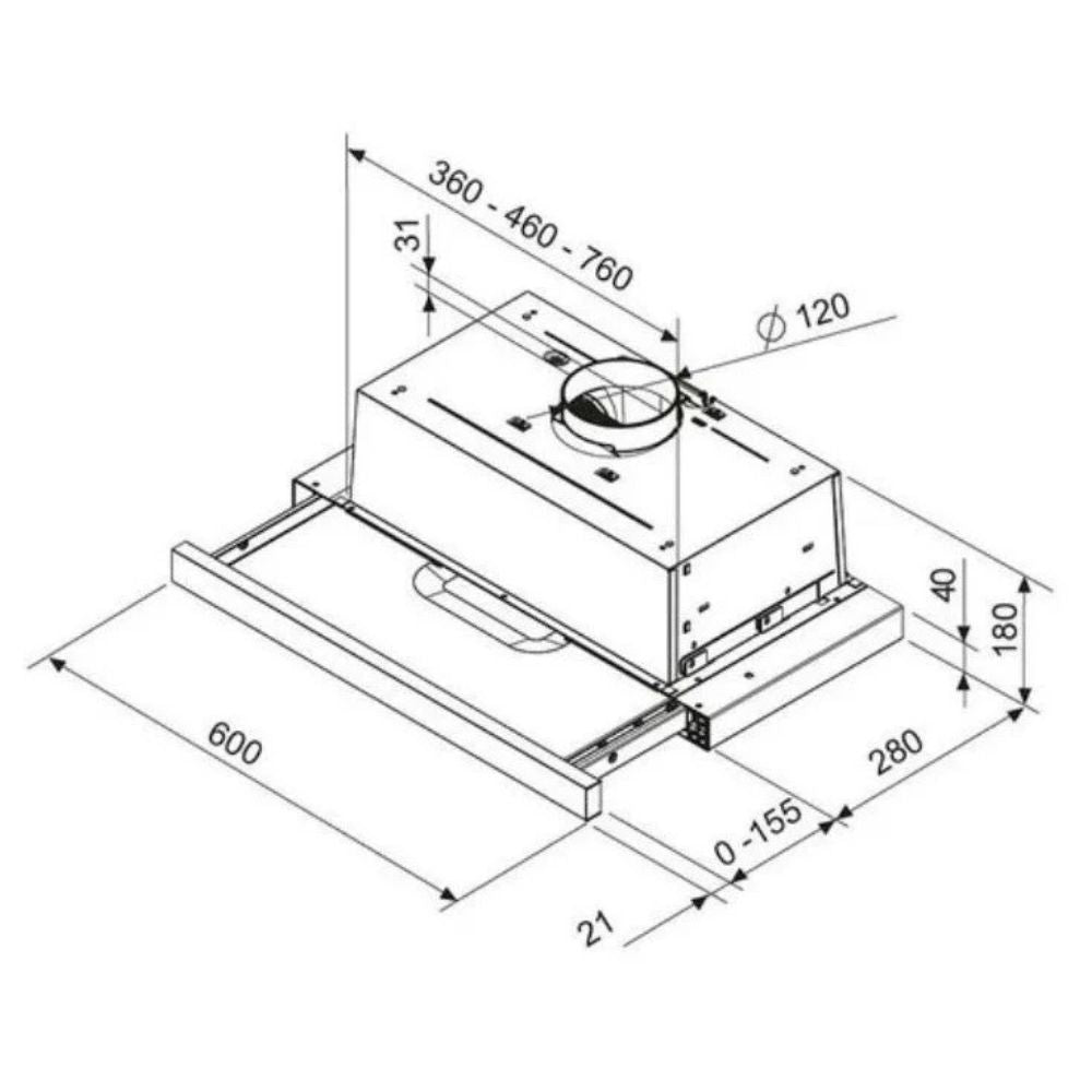 Máy Hút Mùi NK24M1030IS/UR Màu Bạc - Bếp Việt Pro