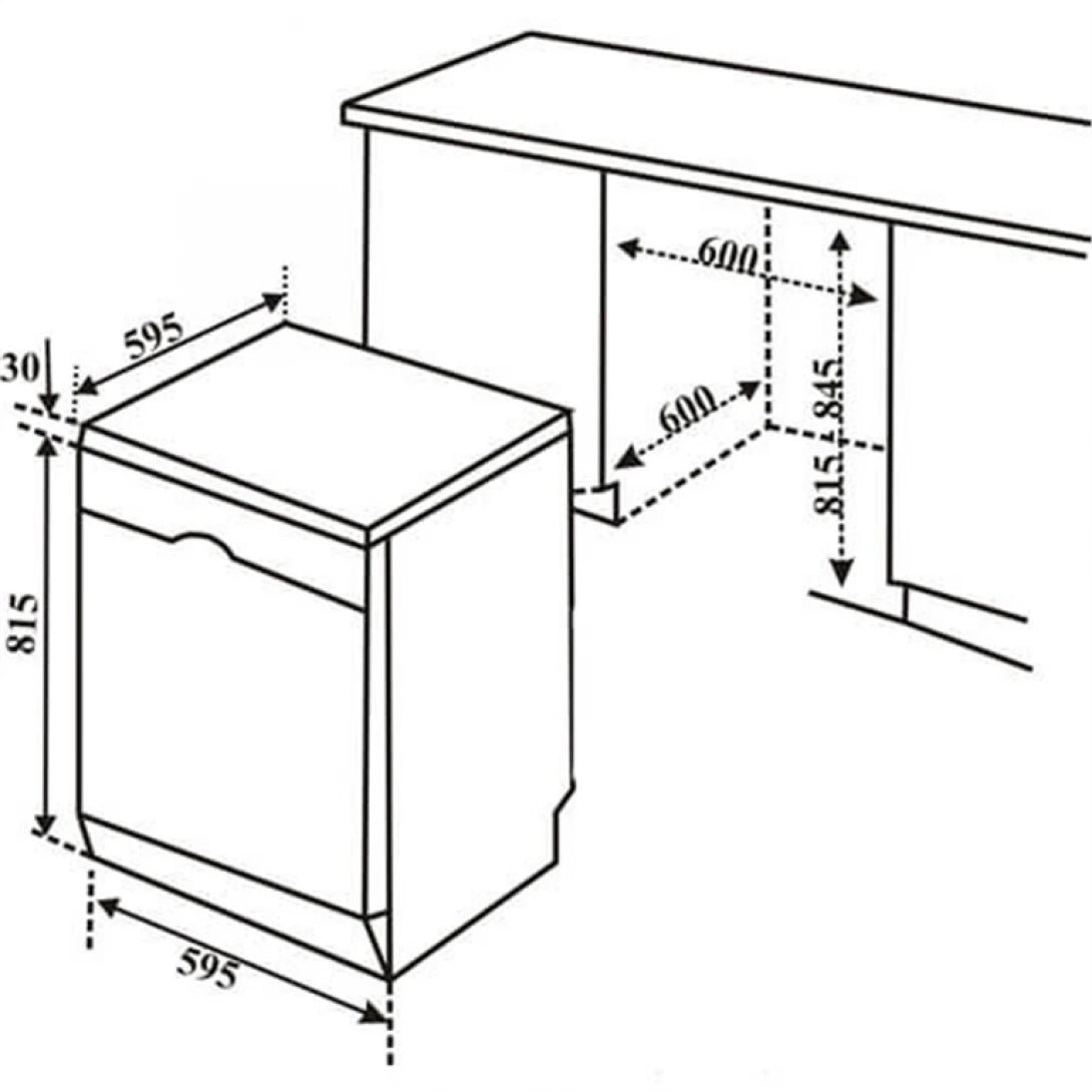 Máy Rửa Chén Bosch SMS6ZCI49E Độc Lập Serie 6