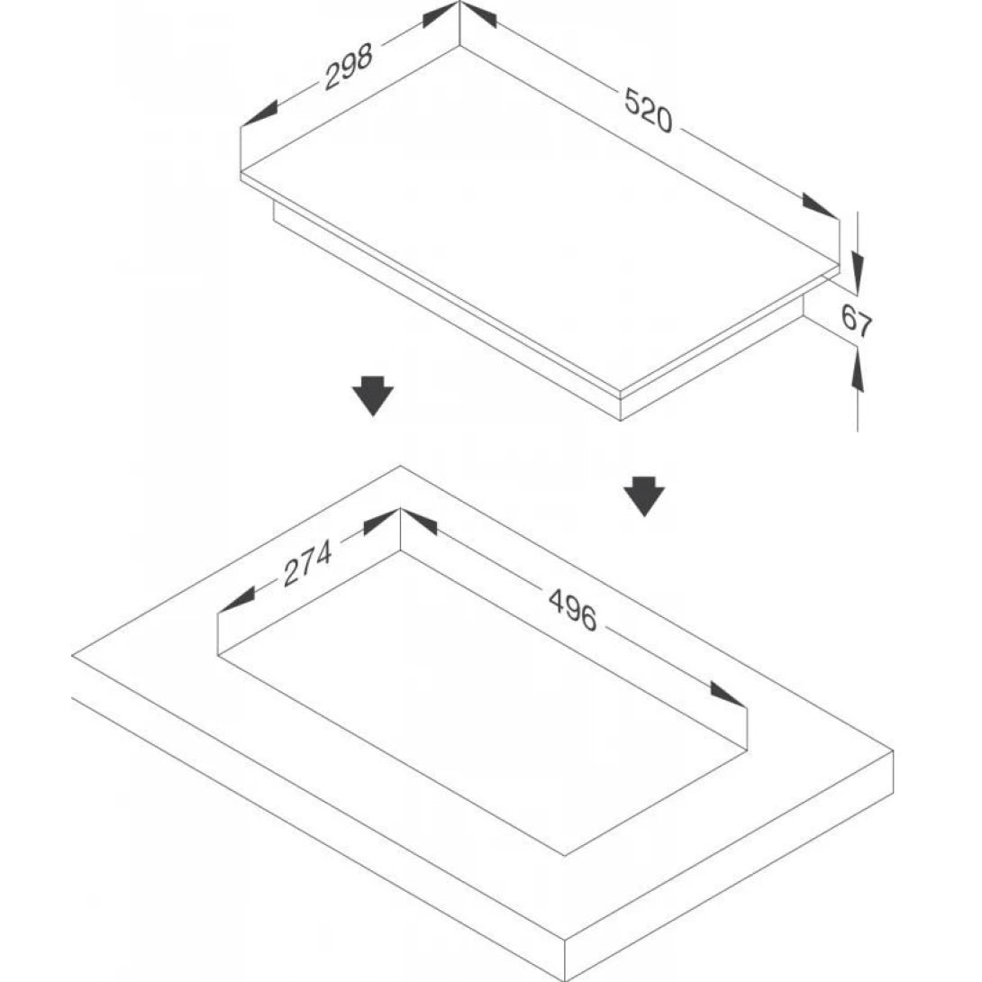 Bếp Điện Malloca MDR 302 2 Bếp Hồng Ngoại Domino