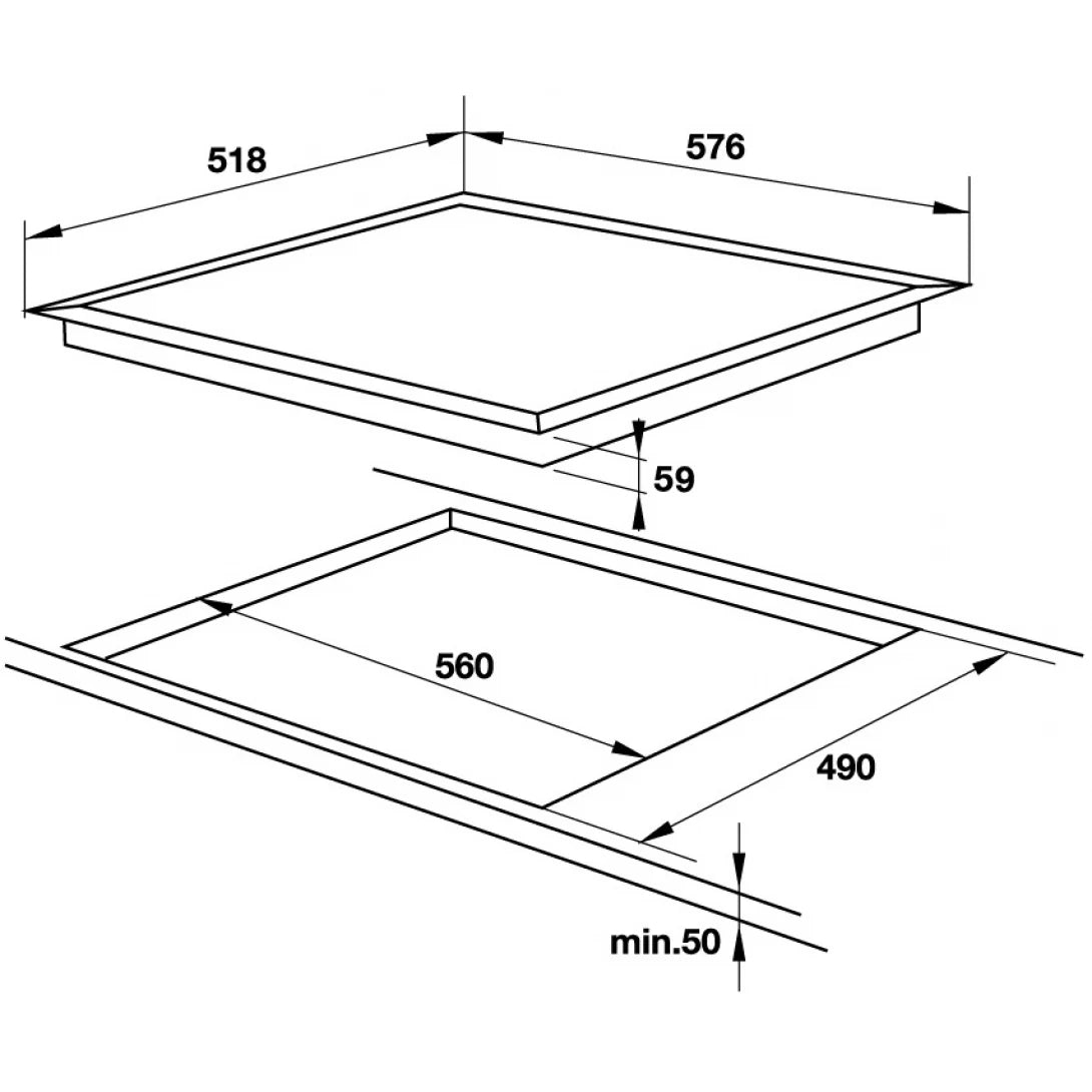 Bếp Từ Hafele HC-I604D 535.02.040 4 Vùng Nấu