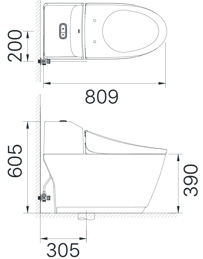 Bồn Cầu Thông Minh INAX AC-1032/CW-KB22AVN