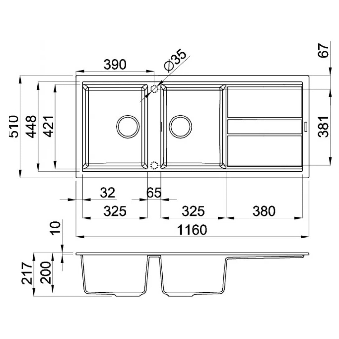 Chậu Đá Rửa Chén Malloca TORTORA G-50043