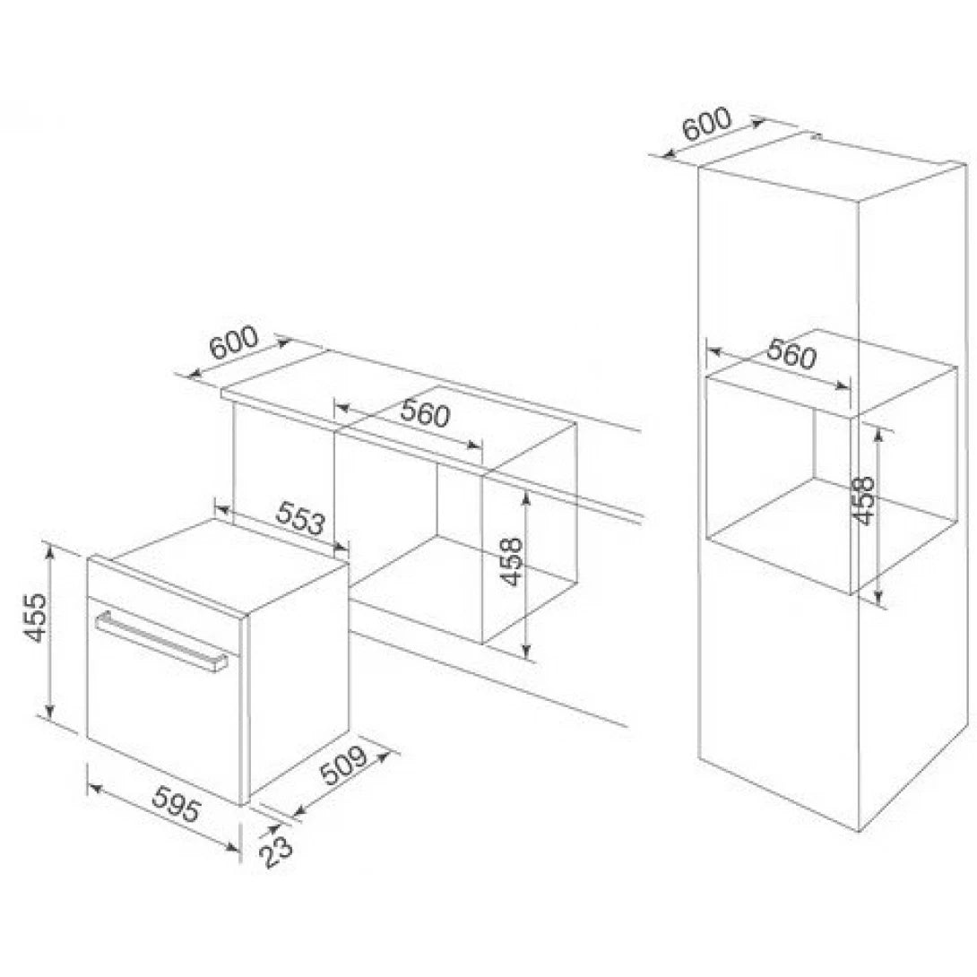 Lò Hấp Malloca MST-48CP (MST48CP) Âm Tủ 48L