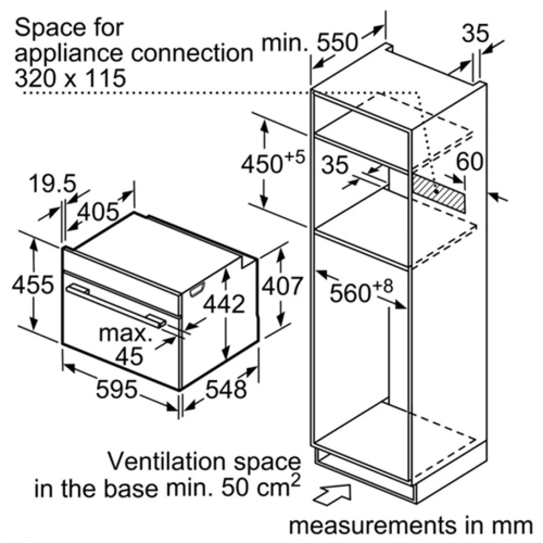 Lò Nướng Bosch HMH.CMG656BS6B Kết Hợp Vi Sóng - Bếp Việt Pro