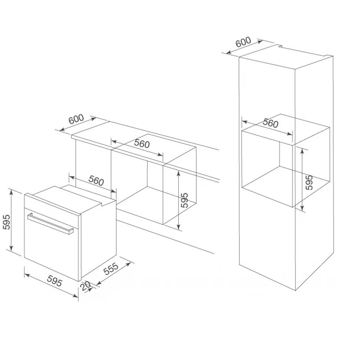 Lò Nướng Malloca MSO-A75TFT (MSOA75TFT) Đa Năng