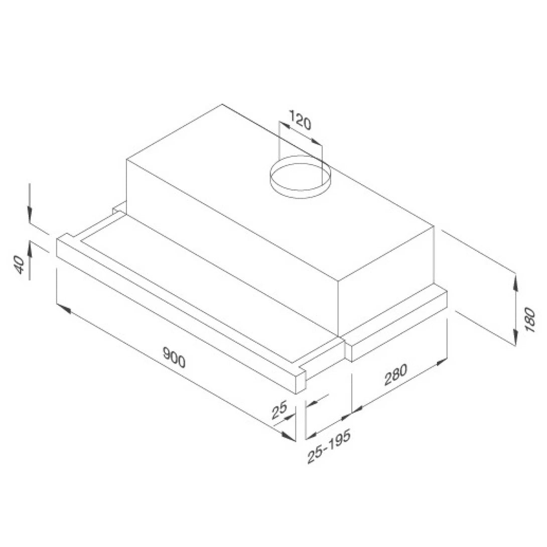 Máy Hút Khói Khử Mùi Malloca K1509 TC Âm Tủ