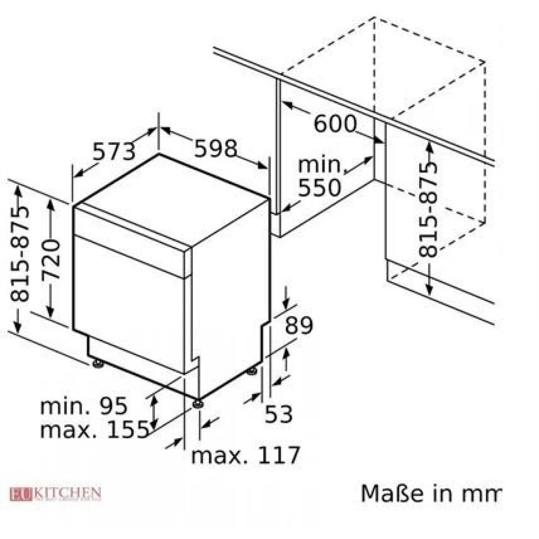 Máy Rửa Chén Bosch SMU6ECS57E Bán Âm Serie 6