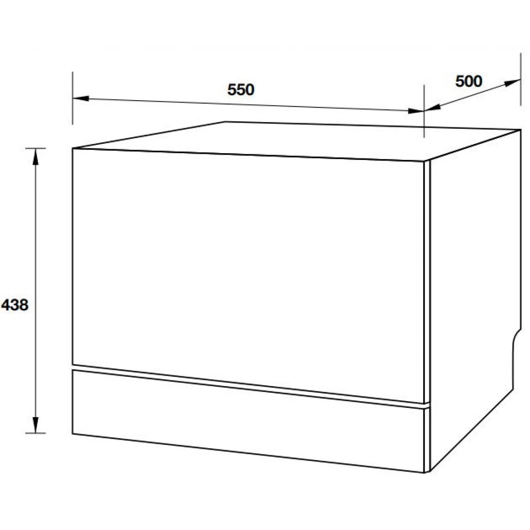 Máy Rửa Chén Hafele HDW-T50A 538.21.190 Đặt Bàn