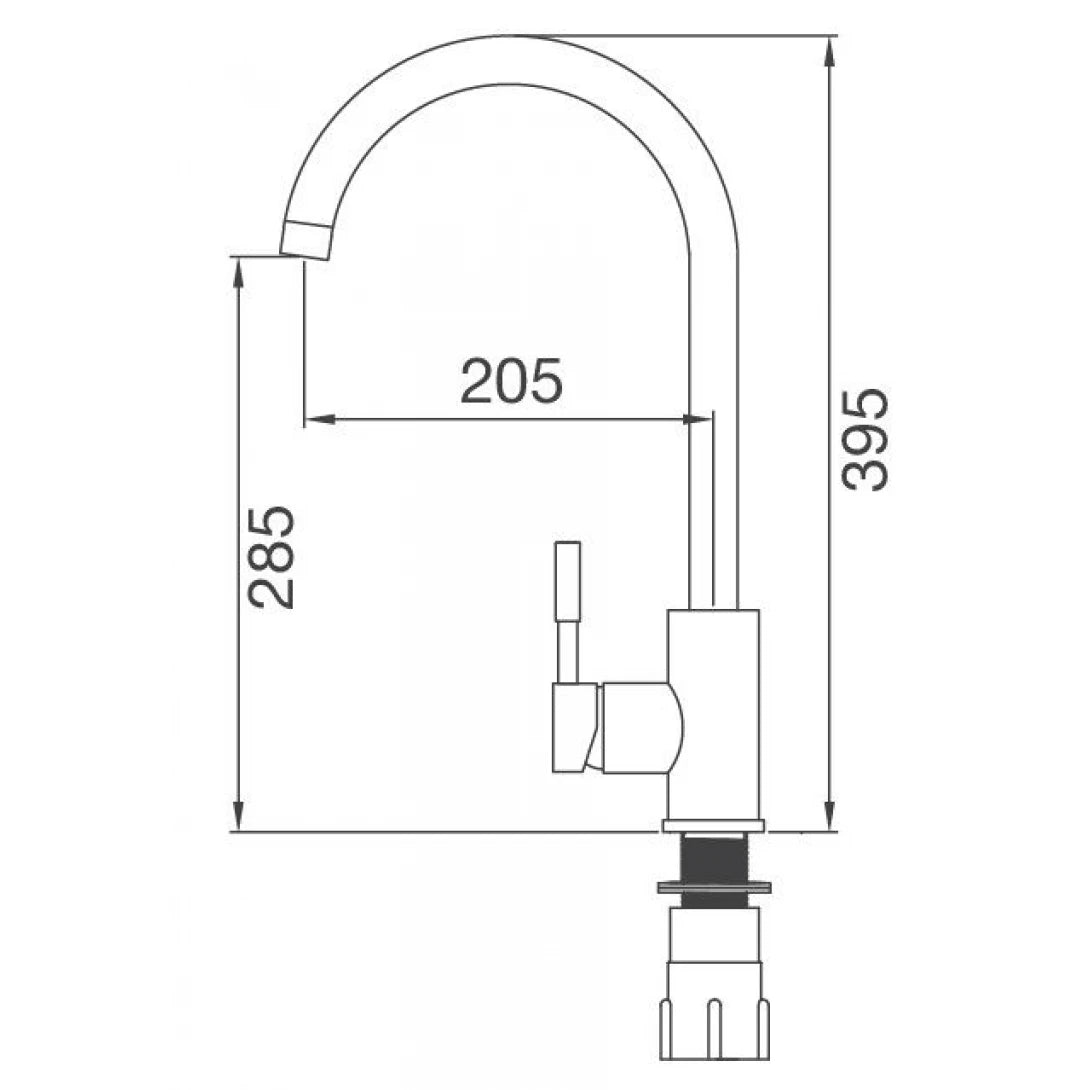 Vòi Rửa Chén Bát K569-C Malloca