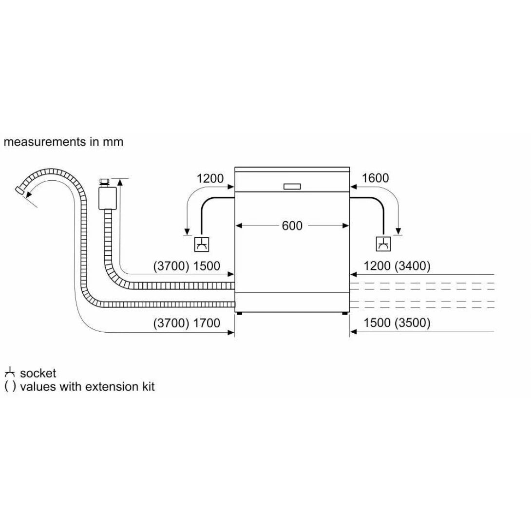 Máy Rửa Chén Bosch HMH.SMS2HAI12E Độc Lập Serie 2