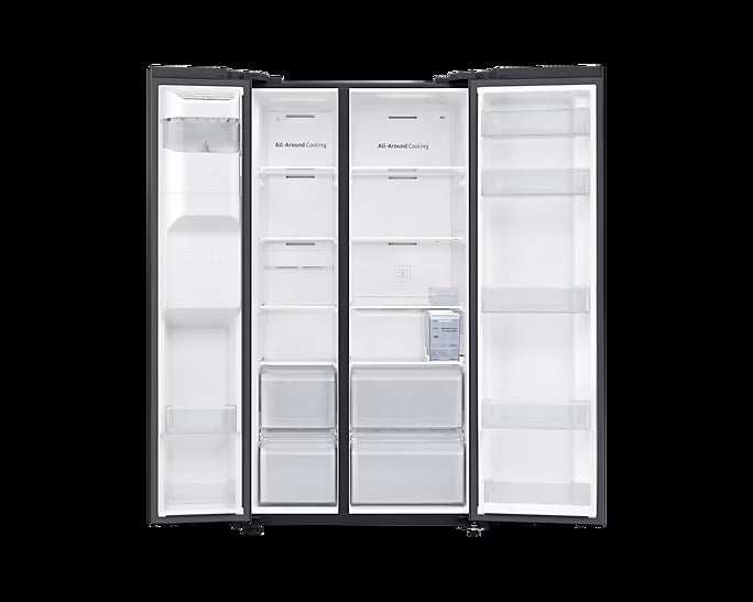 Tủ Lạnh SAMSUNG Side by Side RS64R53012C/SV với SpaceMax™, 635 L, màu Đen